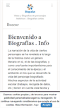 Mobile Screenshot of biografias.info